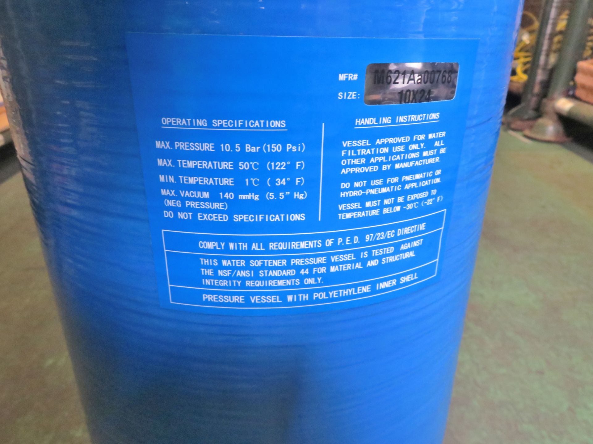 Calcium Filter tank unit - Q900907 CGFLOOR - Image 4 of 7