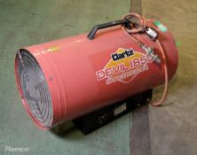 Clarke Devil 850 Space heater - 240V & Gas