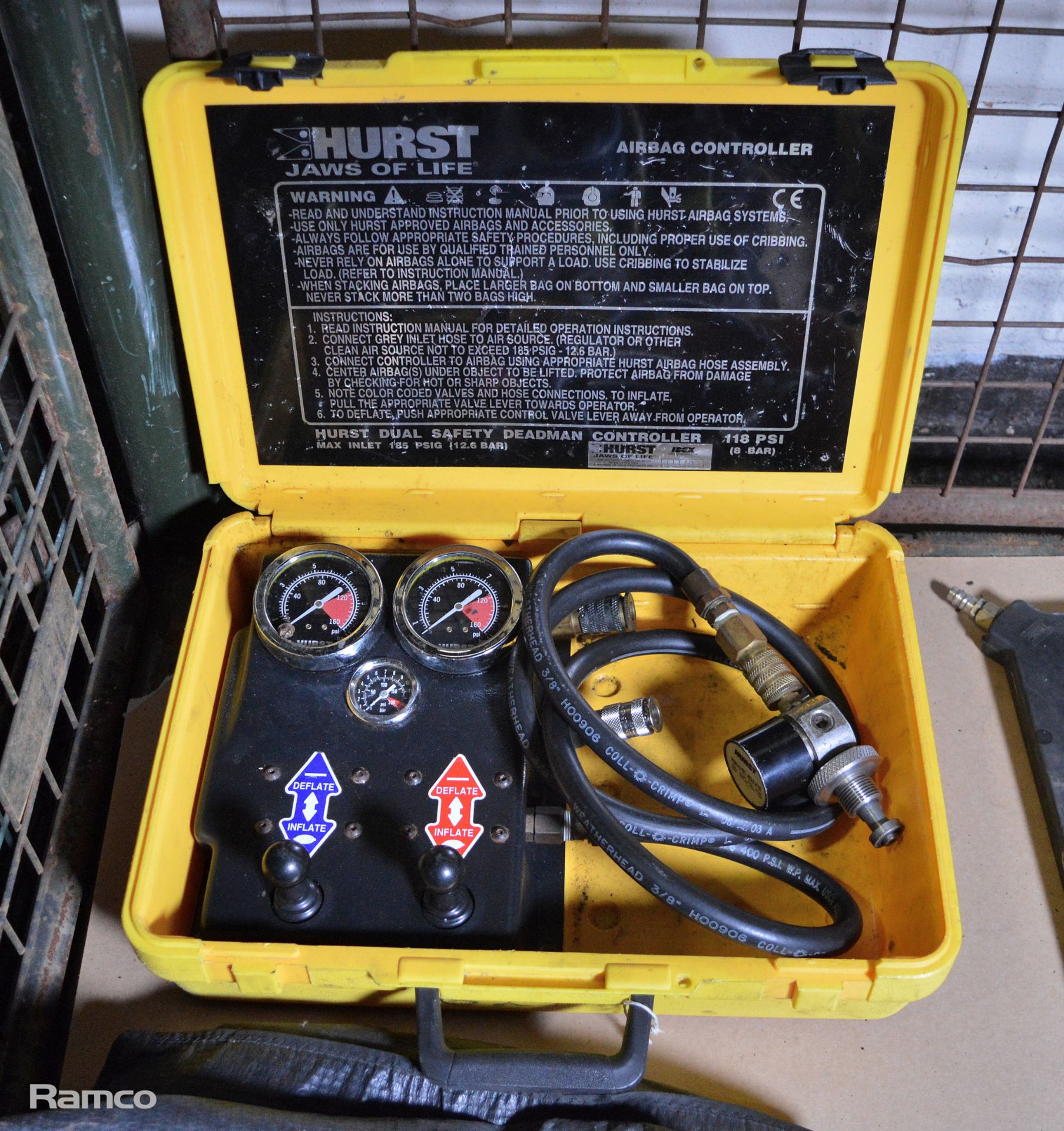 2x Air Bag Air Lines, MFC Survival Airbag Controller Unit, Rescue Airbag Controller Unit - Image 3 of 5