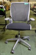 HumanScale Diffrient World Mesh Office Chair - grey