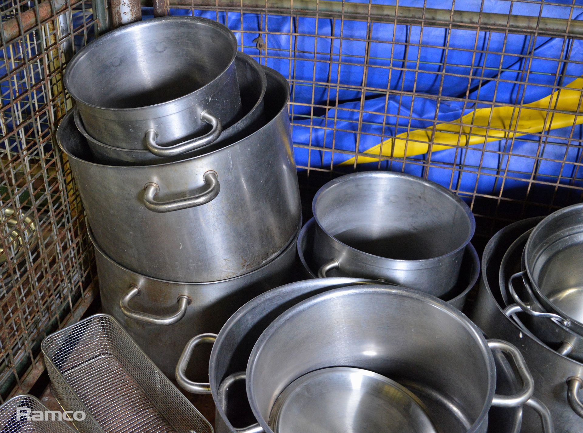 Various Pots, Pans, Frying Baskets - Image 2 of 4