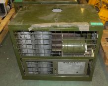 Tent Heater GHS 3 C/W Chimney Caged L 750mm x W 475mm x H 665mm