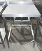 Stainless Steel Table - L 630mm x W 740mm x H 920mm