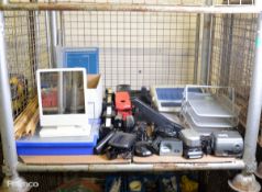 Various Office Equipment - Hole Punch, Staple Gun, Binders,