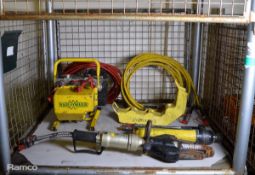 Weber Hydraulik Rescue Equipment - power pack, cutter, ram, hoses