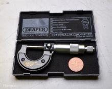 Draper 0-25mm External Micrometer