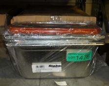 Rieber Gastronorm Container & Lids Sets - 9 Per Box