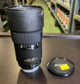 Nikon ED AF Nikkor 180mm 1:2.8 Lens & Case
