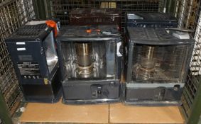 5x Paraffin Space Heaters - AS SPARES OR REPAIRS