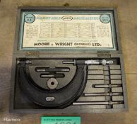 Moore & Wright 0-4" Micrometer Thickness Gauge