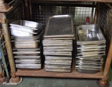 Various Stainless Steel Gastronorm Trays And Lids