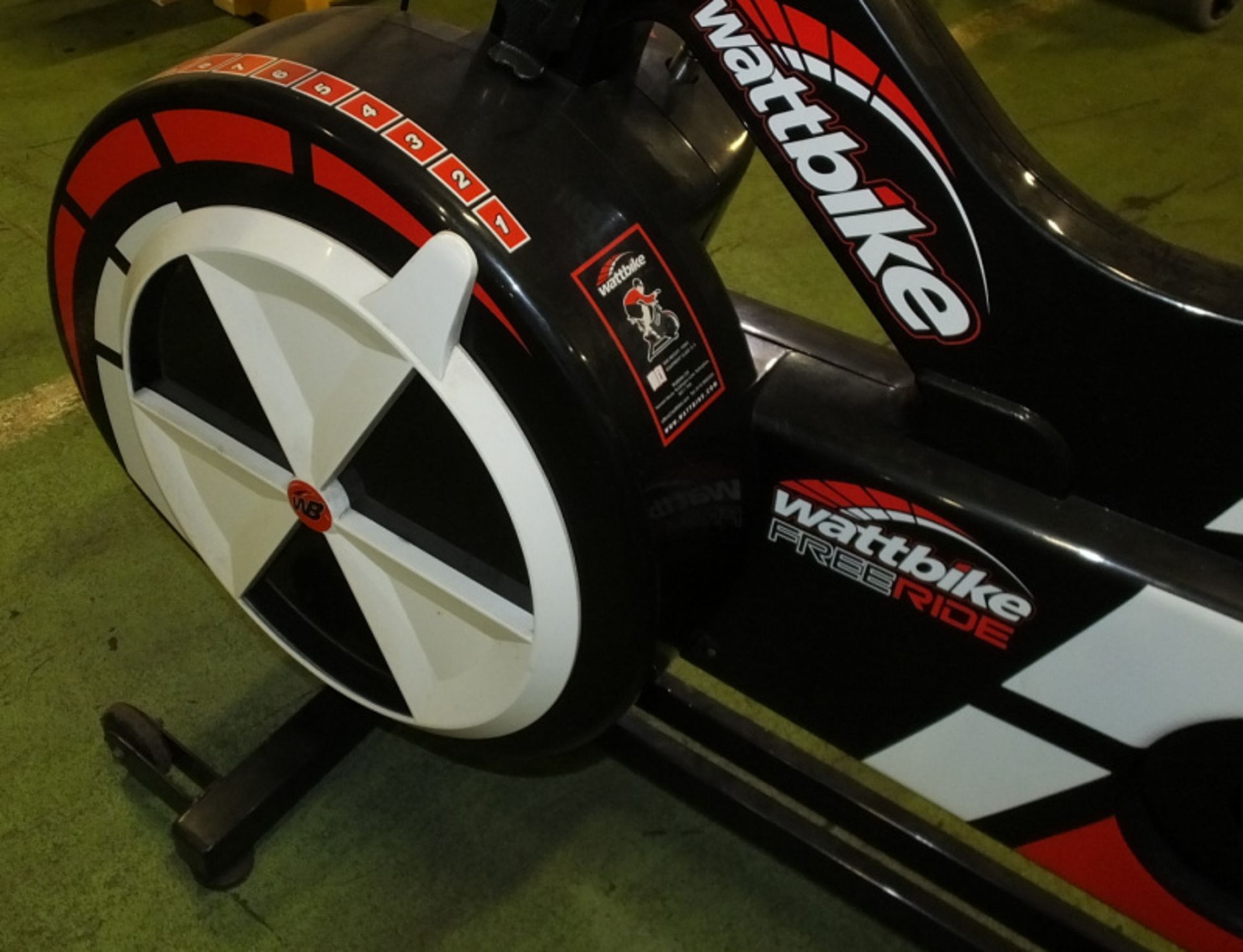 Wattbike FreeRide Exercise Bike - damaged screen module - Image 3 of 7