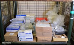 Laboratory Equipment- Rubber Gloves, Syringes, Filters
