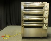 Tom Chandley 4 bay bread oven - CPMK4MT428 - YOM 04/2004 - serial -16608 - 400V - 3 phase - 50hz
