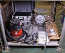 Various Elements, Fluid Plate, Set Scoops, Mount Rubber, Trolley, Hoover, Small Step, 3x Metal Cases