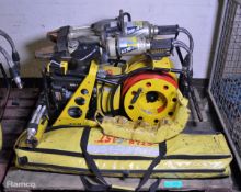 Weber Hydraulik Rescue Equipment - power pack, spreader, cutter, hoses