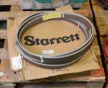 2x Starrett Duratec SFB Bandsaw blades 3810mm x 27mm x 0.90mm
