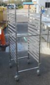 Stainless Steel 15 Tier Tray Rack