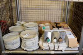 Various Crockery Items - Plates, Trays, Bowls, Jars