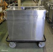 Mobile Corsair 2 Door Hot Food Trolley L 1150mm x W 700mm x H 1200mm