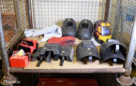 Various Welding Equipment - Helmets, Face Shields, Goggles