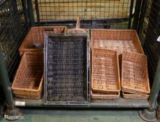 Various Sized Wicker Baskets