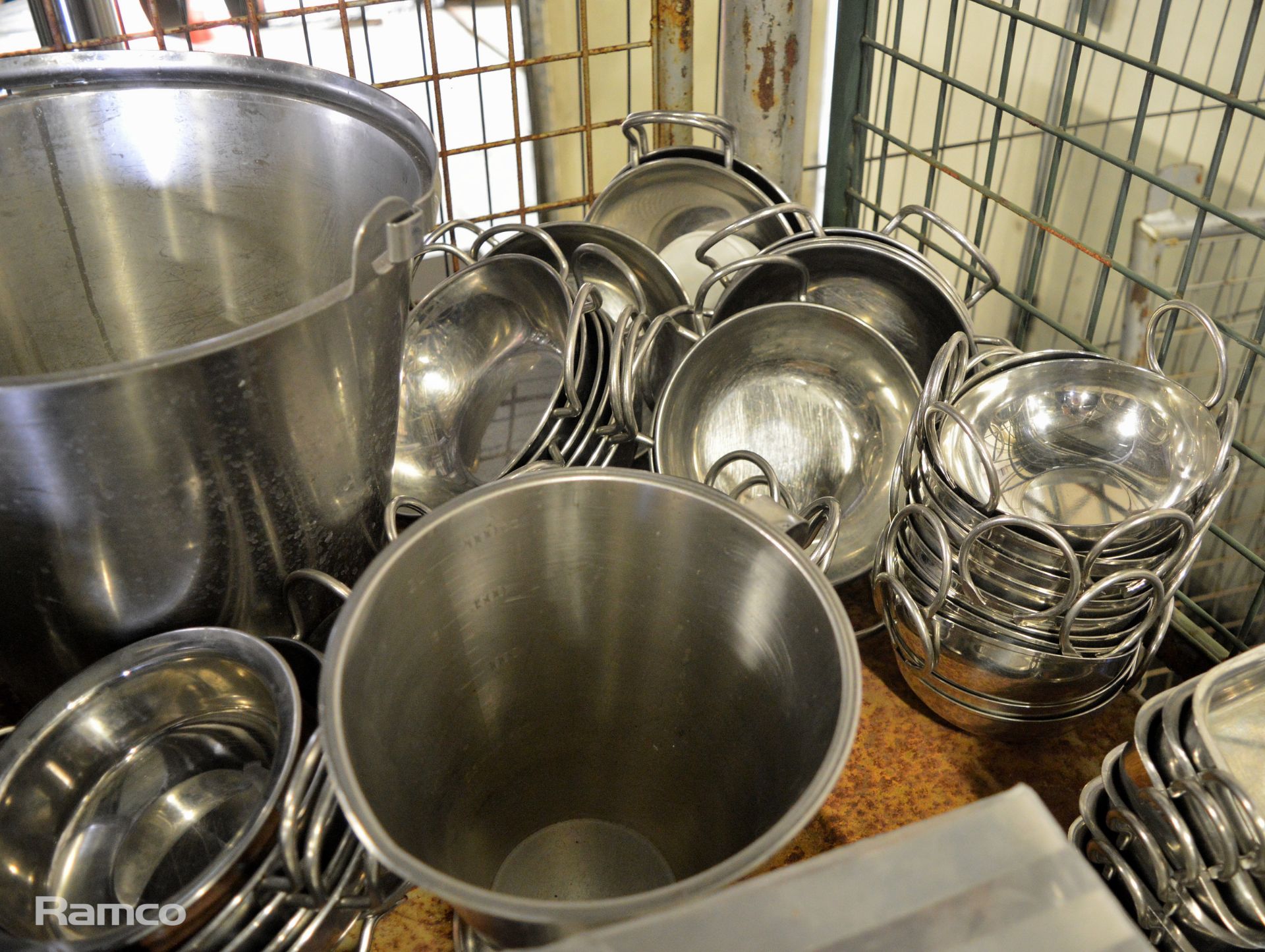 Various Stainless Steel Bowls and Receptacles - Image 4 of 6