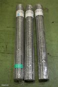 Wire fencing - 36 inch x 1M - 1 inch x 1/2 inch mesh - 2 rolls