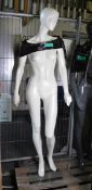 Female standing mannequin - white