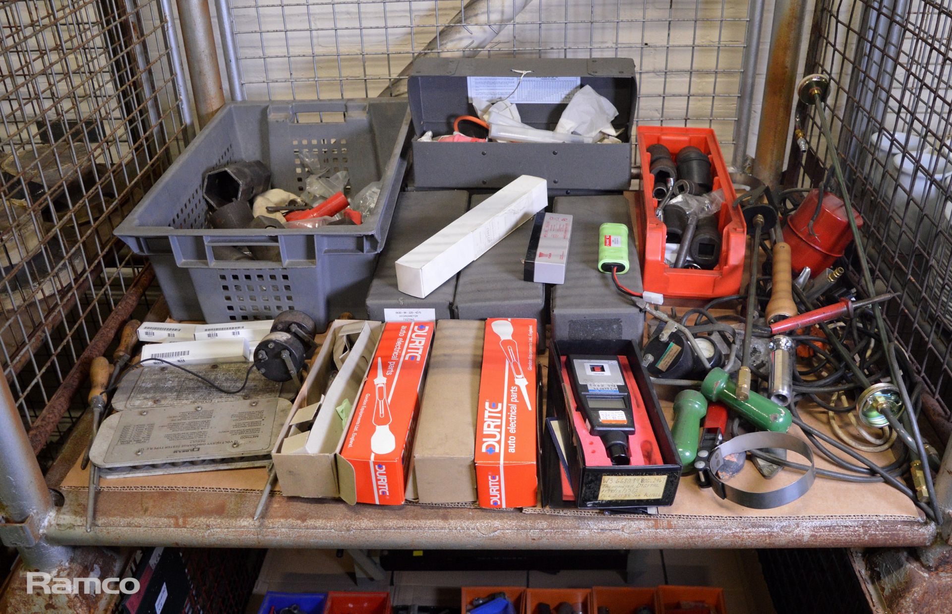 Vehicle Battery, Test Pneumatic Tools, Soldering Tools, Sockets