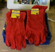 Marksman leather welding gloves - 11 pairs