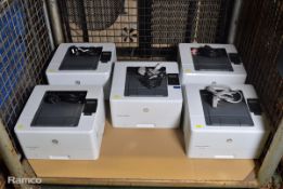 5x H.P. M402dn Pro LaserJet Printers,