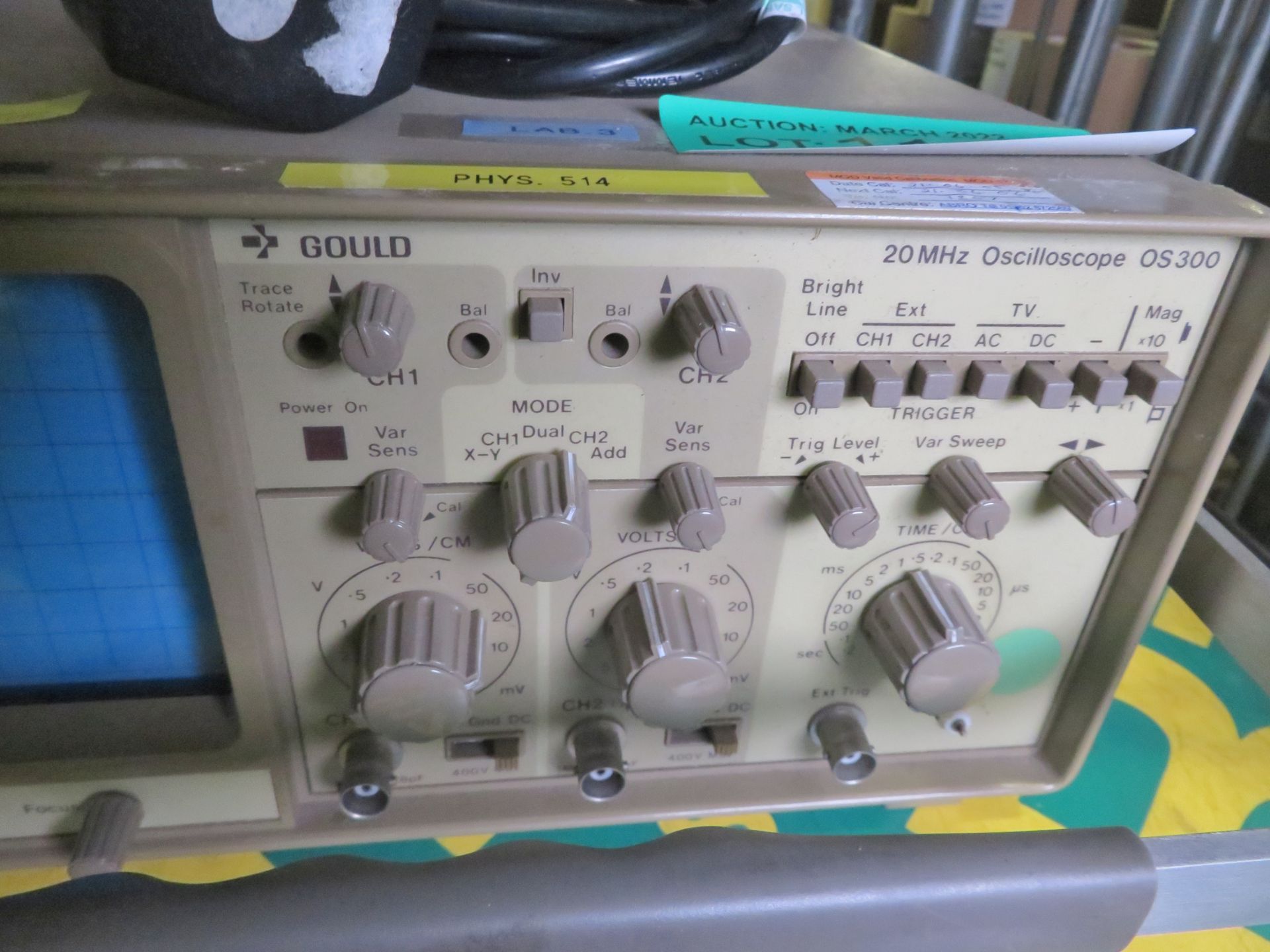 Gould OS300 20MHz Oscilloscope - Image 2 of 5