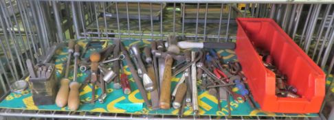 Hand Tools - Various Pliers, Hammers, Files, Spanners, Clamps