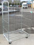 Mobile Steel Roll Cage L 1200mm x W 800mm x H 1830mm