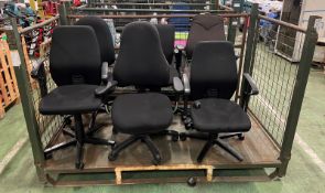 6x Office chairs