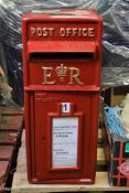 Replica post box red