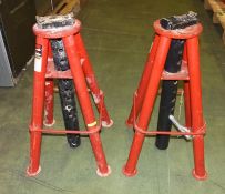 2x Norco Commercial Axle Stands 10 Tonne