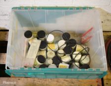 Crate of approximately 27 Tubs of Jewellery Enamel