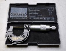 Draper 0-25mm External Micrometer