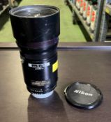 Nikon ED AF Nikkor 180mm 1:2.8 Lens & Case