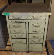 11 Drawer Workshop Tool Cabinet - L 700mm x W 700mm x H 840mm