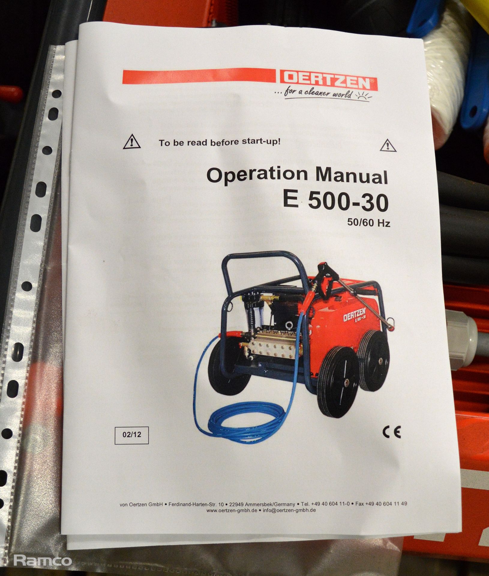 Oertzen E500-30 High Pressure Cleaner 400V 500 Bar 7250 psi - Image 13 of 15