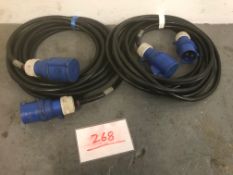 2x 10m 32A H07 cables