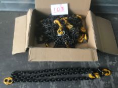 10x 2M long 1.5 tonne SWL adjustable hanging chains