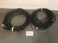 1x 20m Socapex & 2x 10m Socapex cable