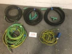 Job lot of earthing cables including Camlock cables