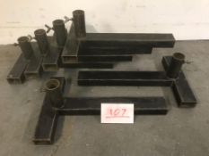 6x T shape tank traps for 48mm scaff pipe