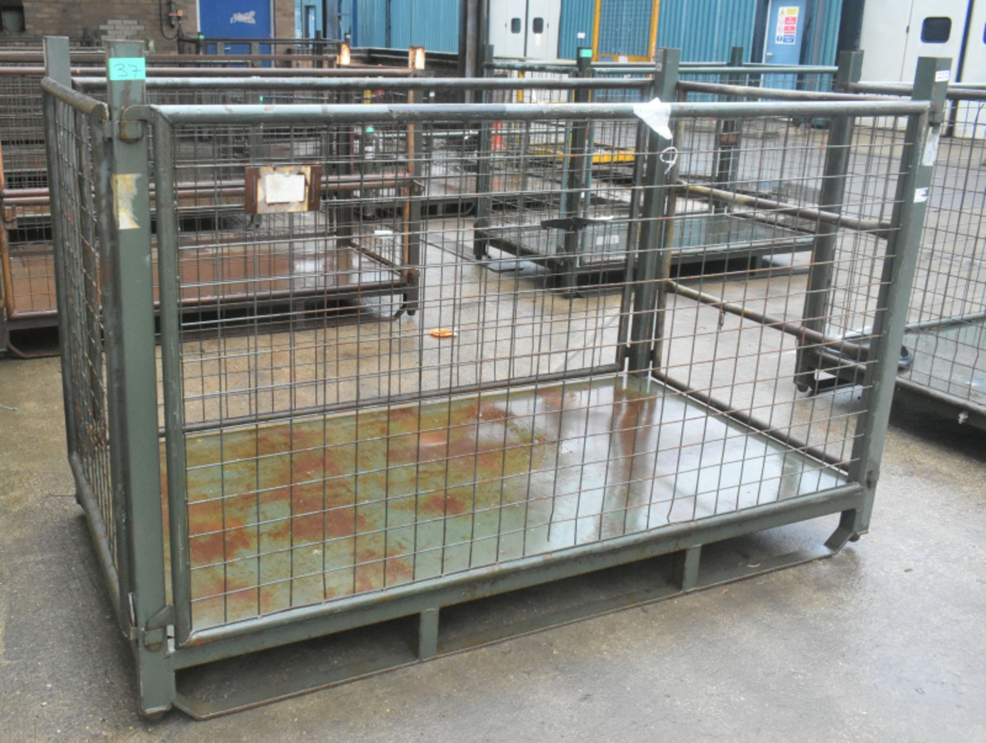 Longspan Metal Stillage - External dimensions L213 x W113 x H143cm - PLEASE SEE PICTURES FOR CONDITI