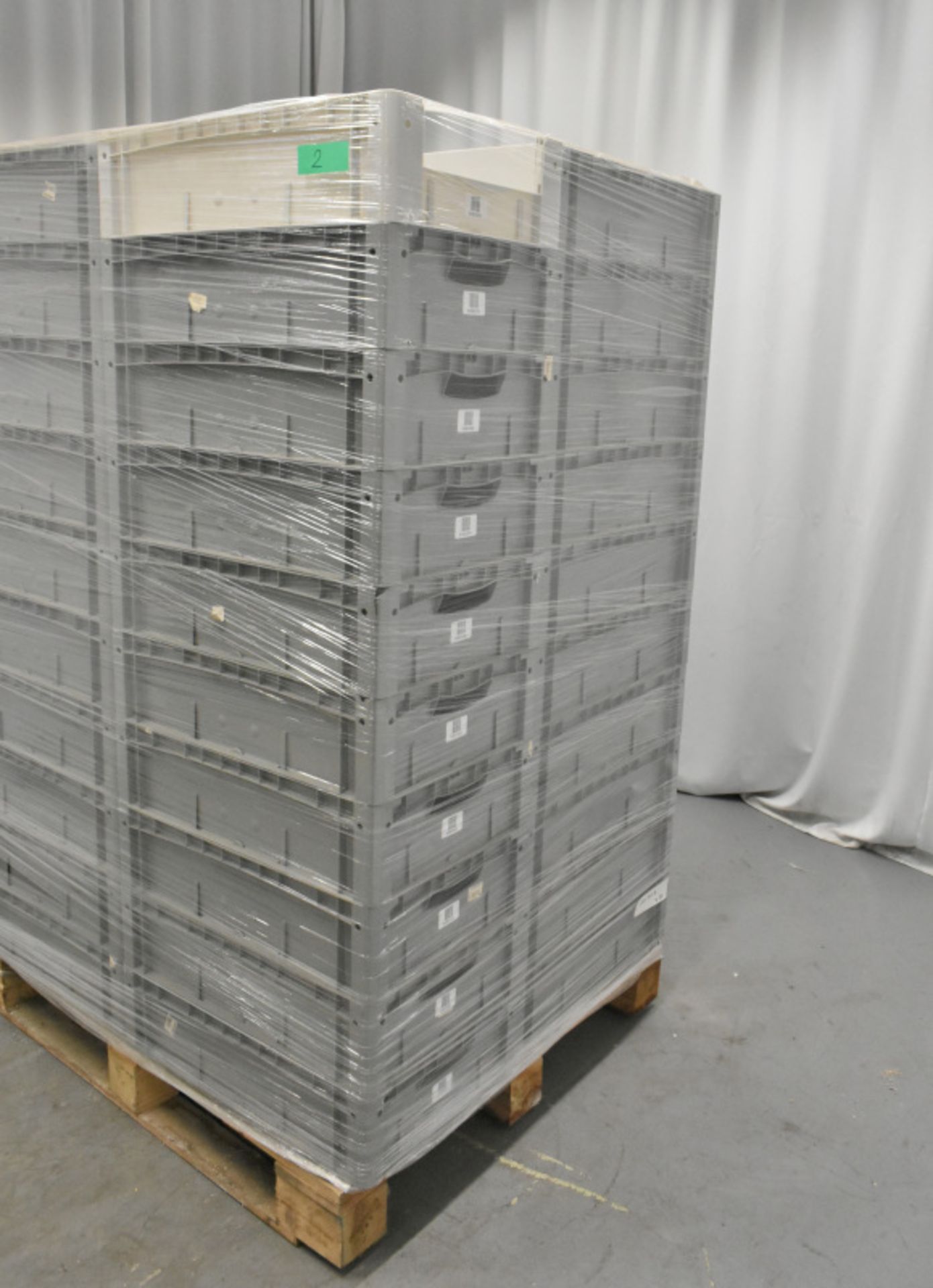 50x Tote Storage Boxes - L600 x W400 x H150mm - Image 2 of 6